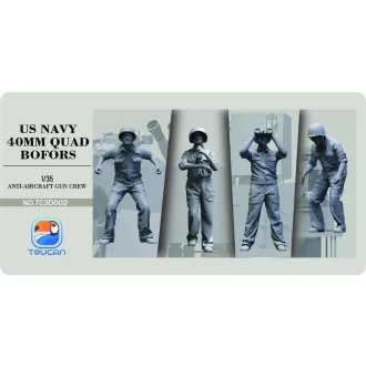 Toucan Model ANTI-AIRCRAET GUN CREW figura készlet