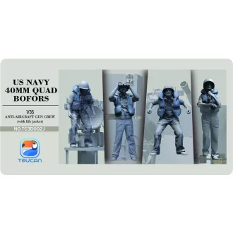   Toucan Model ANTI-AIRCRAET GUN CREW (with life jacket) figura készlet