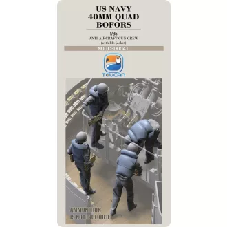   Toucan Model ANTI-AIRCRAET GUN CREW (with life jacket) figura készlet