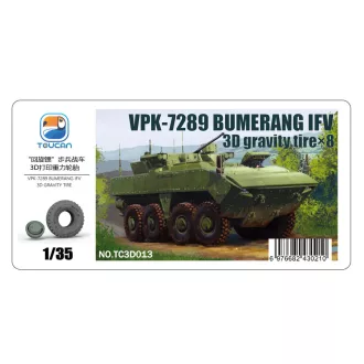   Toucan Model VPK-7289 BUMERANG IFV 3D gravity tire×8 műgyanta harcjármű kiegészítő