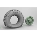 Toucan Model URAL 4320 3D FLAT TIRE×4 műgyanta jármű kiegészítő