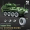 Toucan Model 3D-Printed Sagged Tires for STRYKER M1296 műgyanta harcjármű kiegészítő