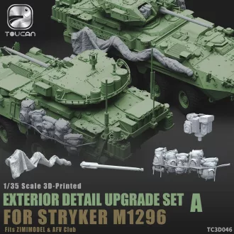   Toucan Model 3D-Printed EXTERIOR DETAIL UPGRADE SET A for STRYKER M1296 műgyanta harcjármű kiegészítő