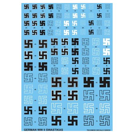 Techmod German WWII Swastikas matrica