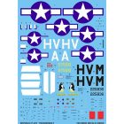 Techmod Republic P-47D Thunderbolt Razorback matrica