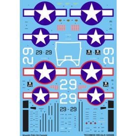 Techmod Vought F4U-1A Corsair matrica