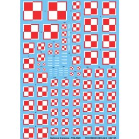 Techmod Polish National Insignias matrica
