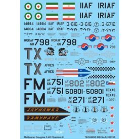 Techmod F-4D Phantom II matrica