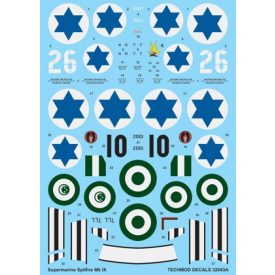 Techmod Supermarine Spitfire IX matrica