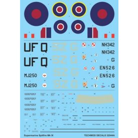 Techmod Supermarine Spitfire IX matrica