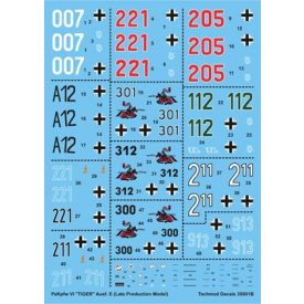   Techmod Pz.Kpfw.VI Tiger Ausf.E (Late Production Model) matrica