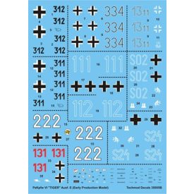  Techmod Pz.Kpfw.VI Tiger Ausf.E (Early Production Model) matrica