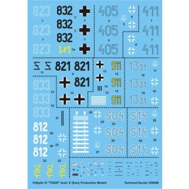   Techmod Pz.Kpfw.VI Tiger Ausf.E (Early Production Model) matrica
