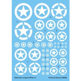 Techmod Allied Star Insignia White matrica
