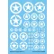 Techmod Allied Star Insignia White matrica