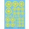 Techmod Allied Star Insignia Yellow matrica