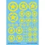 Techmod Allied Star Insignia Yellow matrica