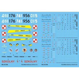 Techmod Mi-24D/W Hind-D/E matrica