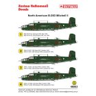 Techmod North American B-25D Mitchell II matrica