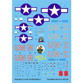 Techmod Republic P-47M Thunderbolt matrica