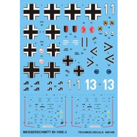 Techmod Messerschmitt Bf 109E-3 matrica