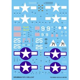 Techmod Grumman F6F-5 Hellcat matrica