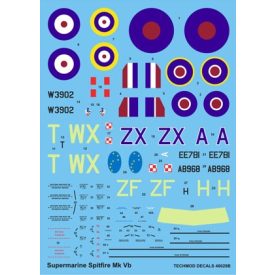 Techmod Supermarine Spitfire Mk VB matrica