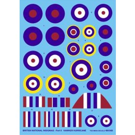   Techmod British National Insignias - Hawker Hurricane matrica