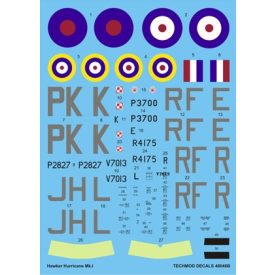 Techmod Hawker Hurricane Mk I matrica