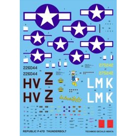 Techmod Republic P-47D Thunderbolt matrica