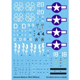 Techmod General Motors FM-2 Wildcat matrica