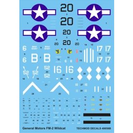 Techmod General Motors FM-2 Wildcat matrica