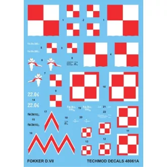Techmod Fokker D.VII matrica