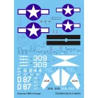 Techmod Grumman TBM-3 Avenger matrica