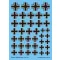Techmod German Luftwaffe Balkenkreuze 1936-1940 matrica