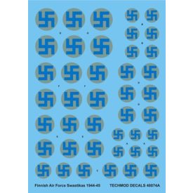   Techmod Finnish Air Force Swastikas and Serials 1944-45 matrica