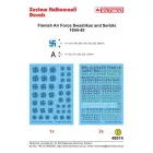 Techmod Finnish Air Force Swastikas and Serials 1944-45 matrica