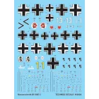 Techmod Messerschmitt Bf 109E-3 matrica