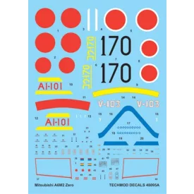 Techmod Mitsubishi A6M2 Zero matrica