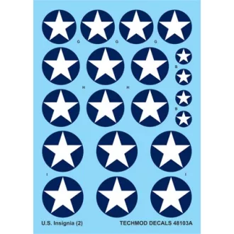 Techmod US National Insignia 1942-1943 matrica