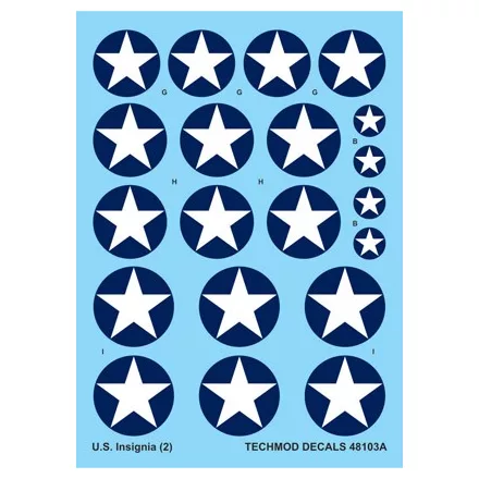 Techmod US National Insignia 1942-1943 matrica