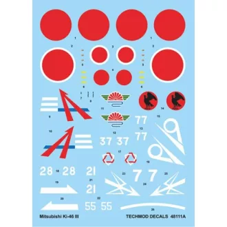 Techmod Mitsubishi Ki-46-III matrica