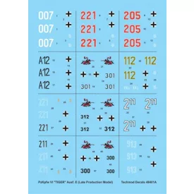   Techmod Pz.Kpfw.VI Tiger Ausf.E (Late Production Model) matrica