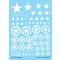 Techmod Allied Star Insignia White matrica