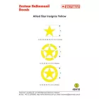 Techmod Allied Star Insignia Yellow matrica