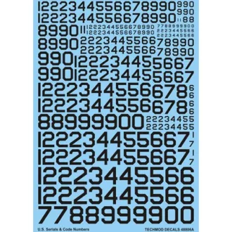 Techmod U.S. Serial & Code Numbers matrica