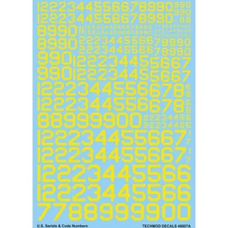 Techmod U.S. Serial & Code Numbers matrica