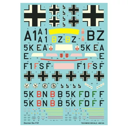 Techmod Dornier Do 17Z matrica