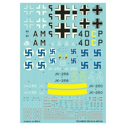 Techmod Junkers Ju 88A-4 matrica