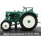 EDICOLA MAN ACKERDIESEL A25A TRACTOR 1956 - CON VETRINA - WITH SHOWCASE